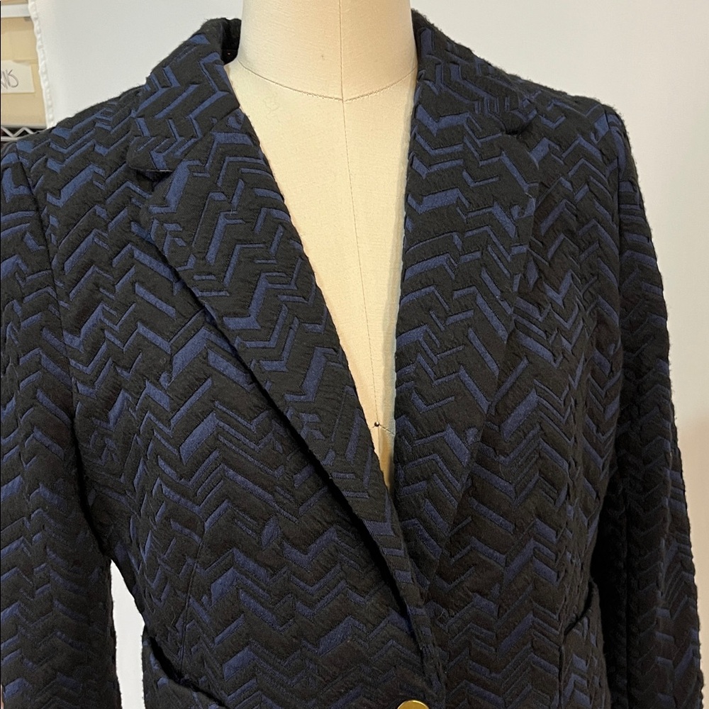 Cartonnier Navy Quilted Blazer